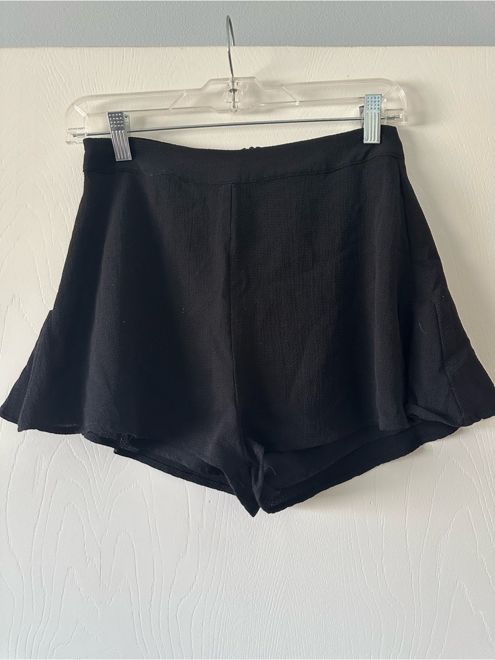 Women’s Black Flounce Skort Shorts – Classic Everyday Style